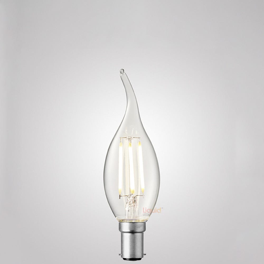 Green Earth Lighting Australia Candle Bulbs 4W Flame Tip Candle Dimmable LED Bulb (B15) Clear in Natural White F415-C35T-C-40K