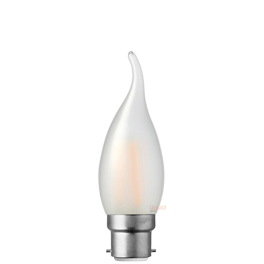 Green Earth Lighting Australia Candle Bulbs 4W Flame Tip Candle Dimmable LED Bulb (B22) Frost in Warm White F422-C35T-F-27K