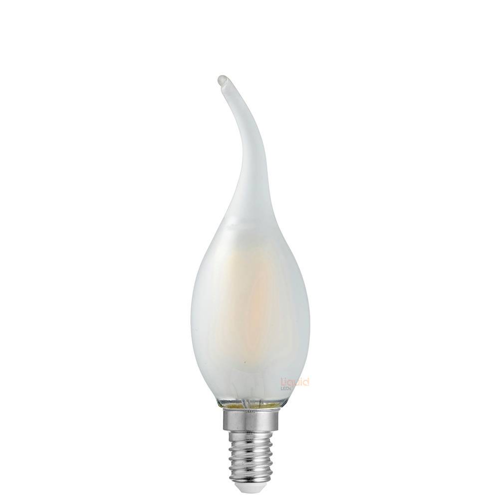 Green Earth Lighting Australia Candle Bulbs 4W Flame Tip Candle Dimmable LED Bulb (E14) Frost in Warm White F414-C35T-F-27K
