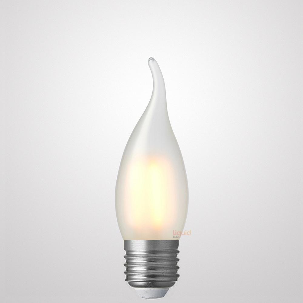 Green Earth Lighting Australia Candle Bulbs 4W Flame Tip Candle Dimmable LED Bulb (E27) Frost in Warm White F427-C35T-F-27K
