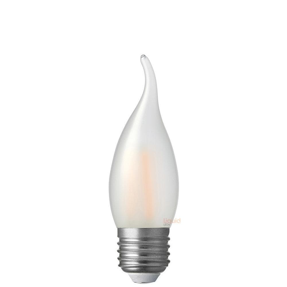 Green Earth Lighting Australia Candle Bulbs 4W Flame Tip Candle Dimmable LED Bulb (E27) Frost in Warm White F427-C35T-F-27K