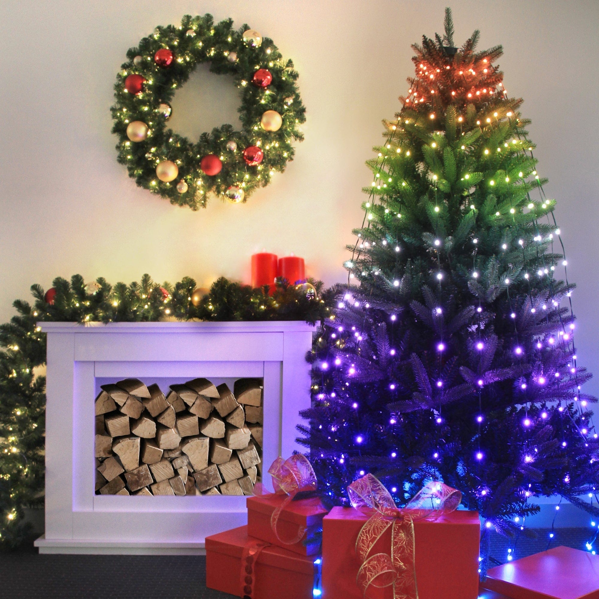 Green Earth Lighting Australia Christmas & Decoration Lights for 1.8m Tree RGB String Light for Christmas Trees LLR004