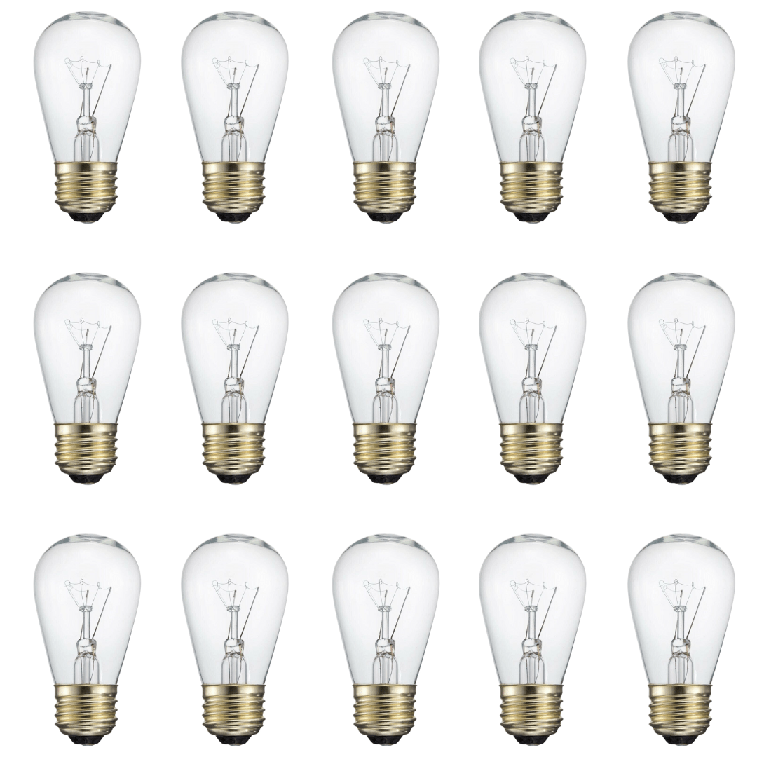 Green Earth Lighting Australia Festoon String Carton Lot Vintage Festoon Globe 11W Incandescent S14 Edison Light Bulb E27