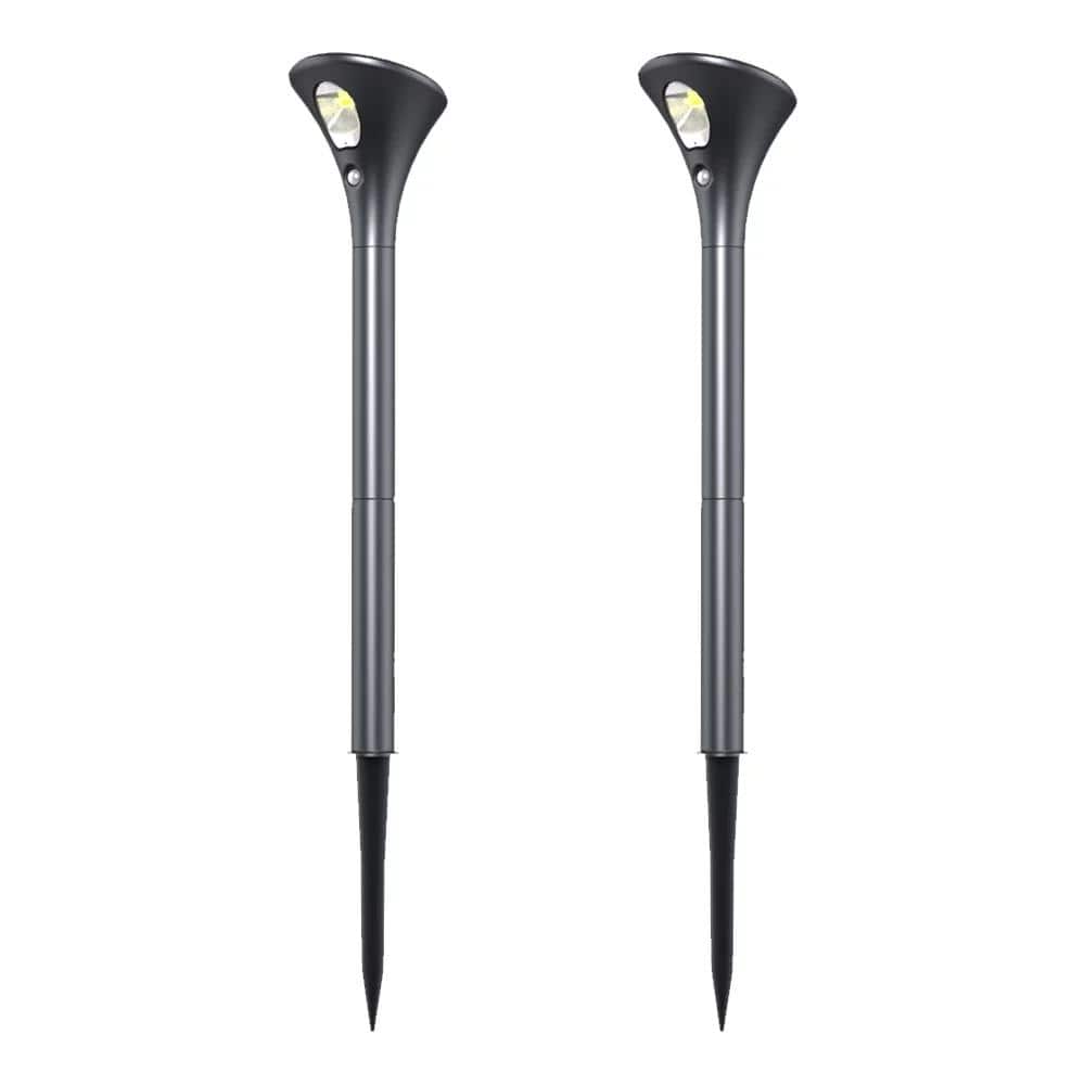 Green Earth Lighting Australia Garden Nebula Solar PIR Spike Twin Pack Kit - 6000K NEBULA6K