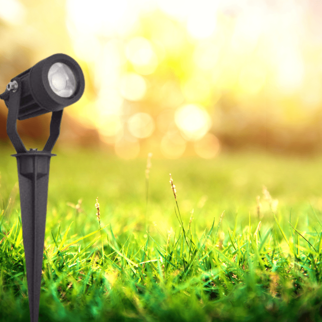 Green Earth Lighting Australia Garden Scenic LED Garden Spike Light 12-24V Kettle Black 4000K SCENICB4K