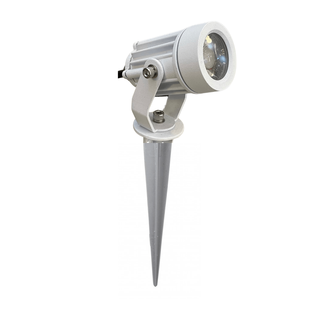 Green Earth Lighting Australia Garden Scenic Matte White 3000K LED Garden Spike SCENICW3K