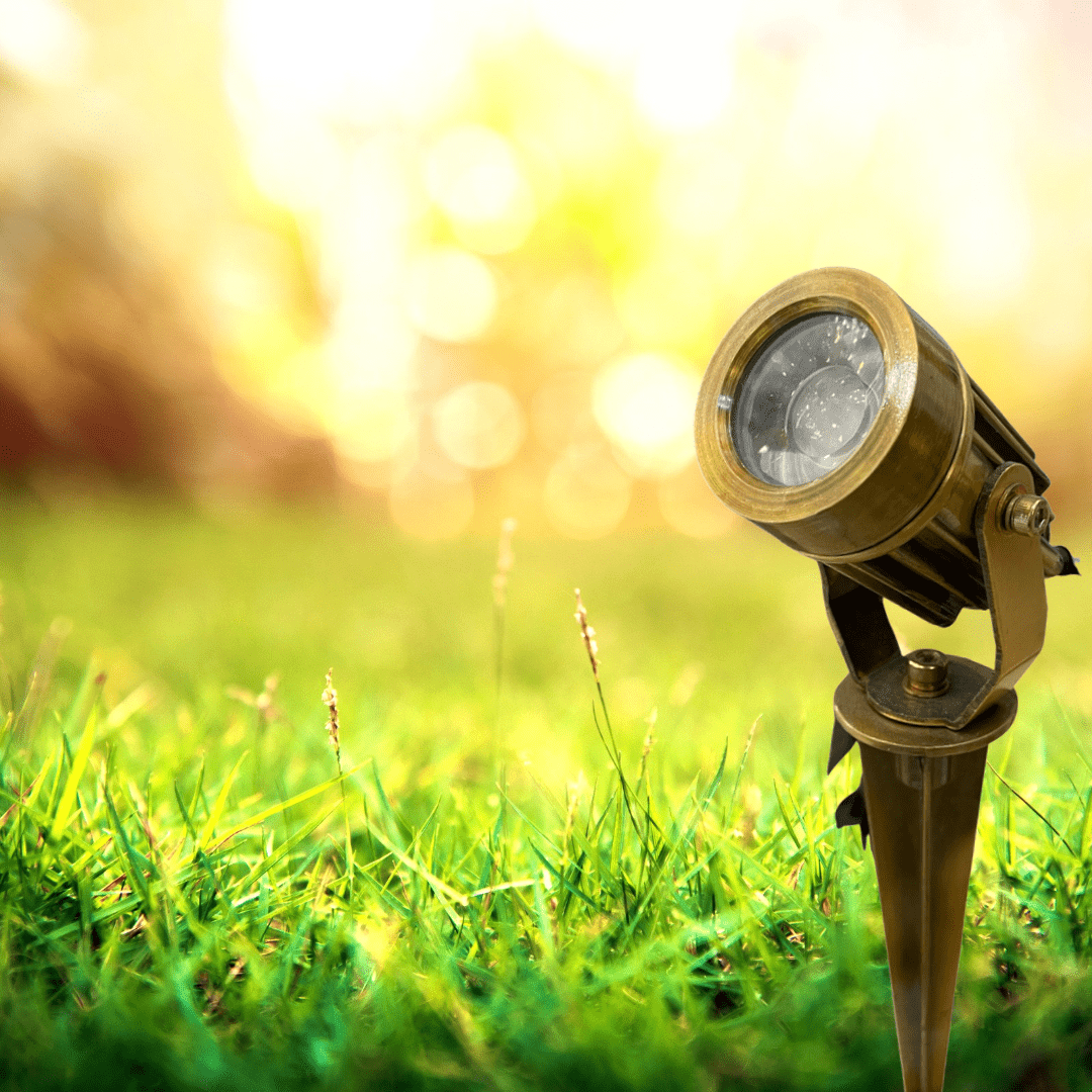 Green Earth Lighting Australia Garden Spike Scenic Antique Brass 4000K LED Garden Spike SCENICAB4K