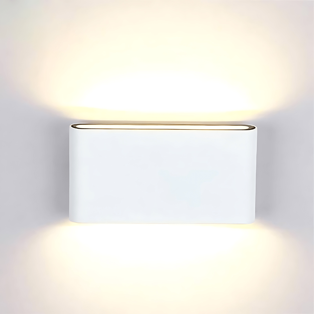 Green Earth Lighting Australia General 2700k HAYDEN 12W Up/Down White LED Wall Lamp IP54 10880