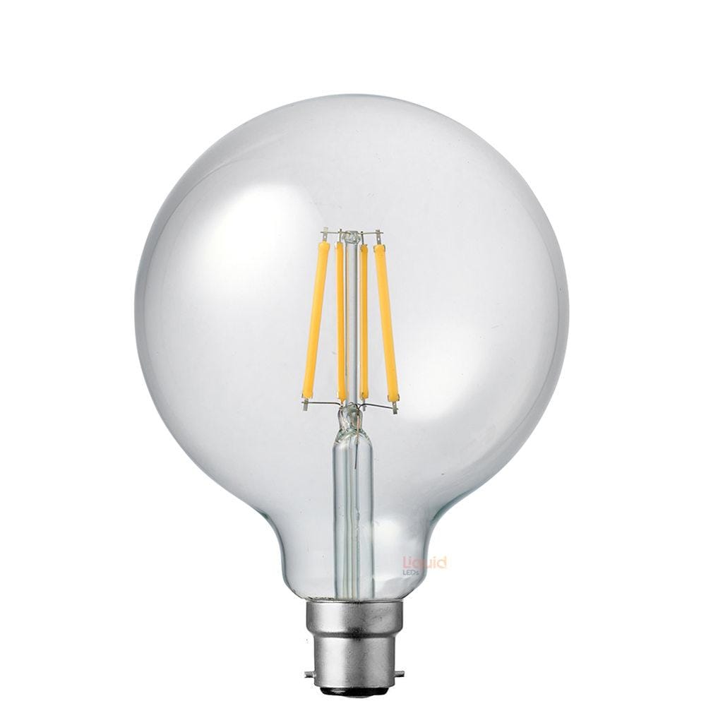 Green Earth Lighting Australia Globe Bulbs Default 8W G125 Dimmable LED Light Globe (B22) in Natural White F822-G125-C-40K