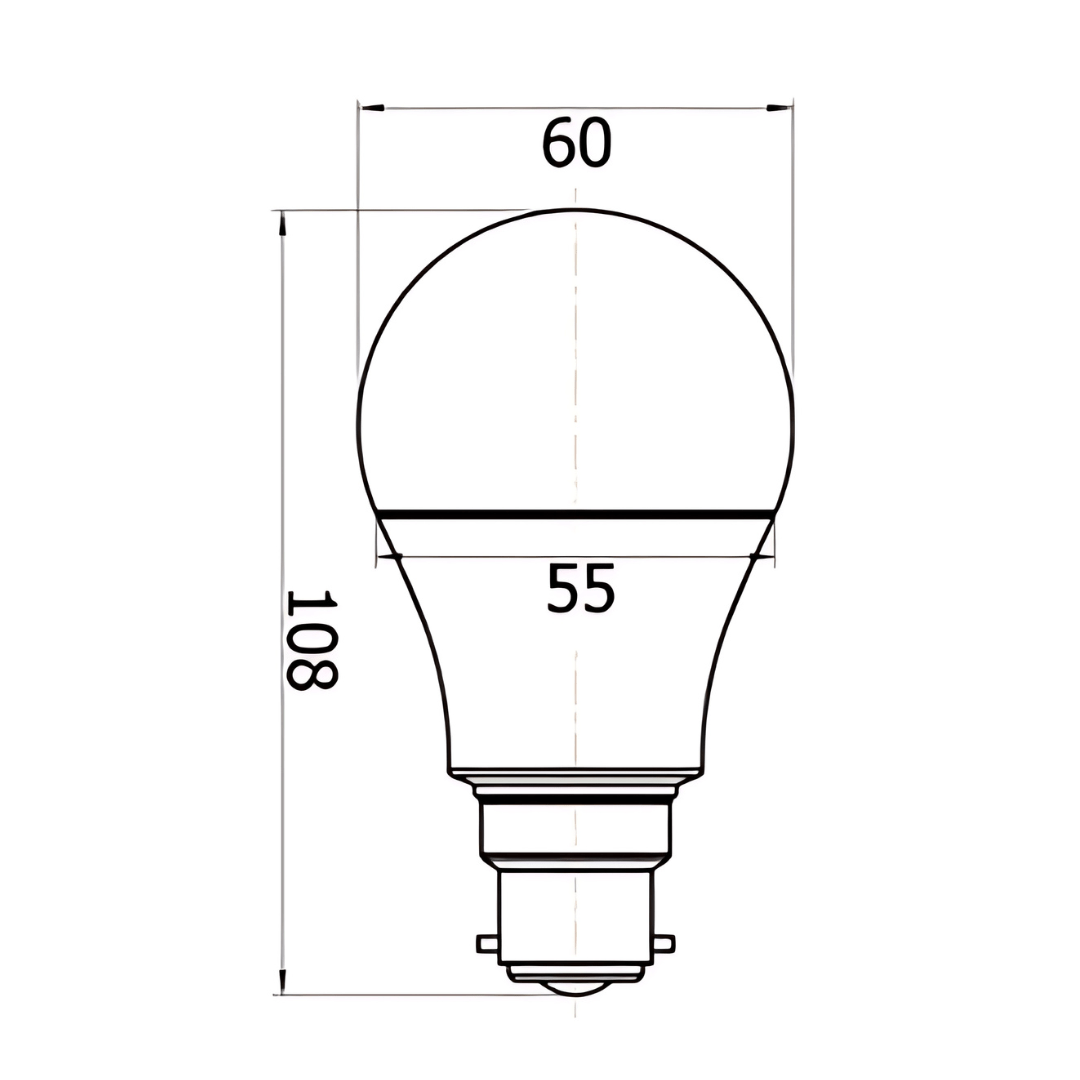 Green Earth Lighting Australia GLOBES 11W 1000lm B22 6000K Frost LED GLS GLSB22DL
