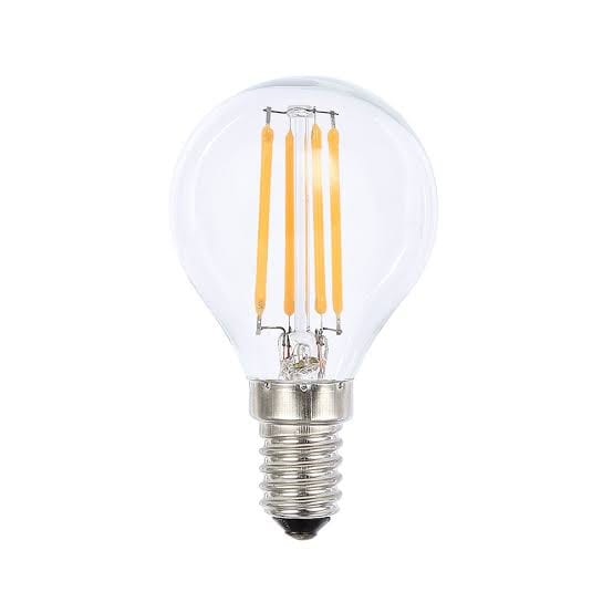 Green Earth Lighting Australia GLOBES 5W E14 Clear LED Filament Non Dimmable Fancy Round - 6500K B4561