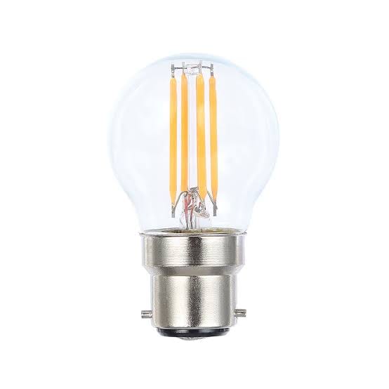Green Earth Lighting Australia GLOBES B22 / 2700K 6W Clear LED Filament Dimmable Fancy Round - 2700K B4521D