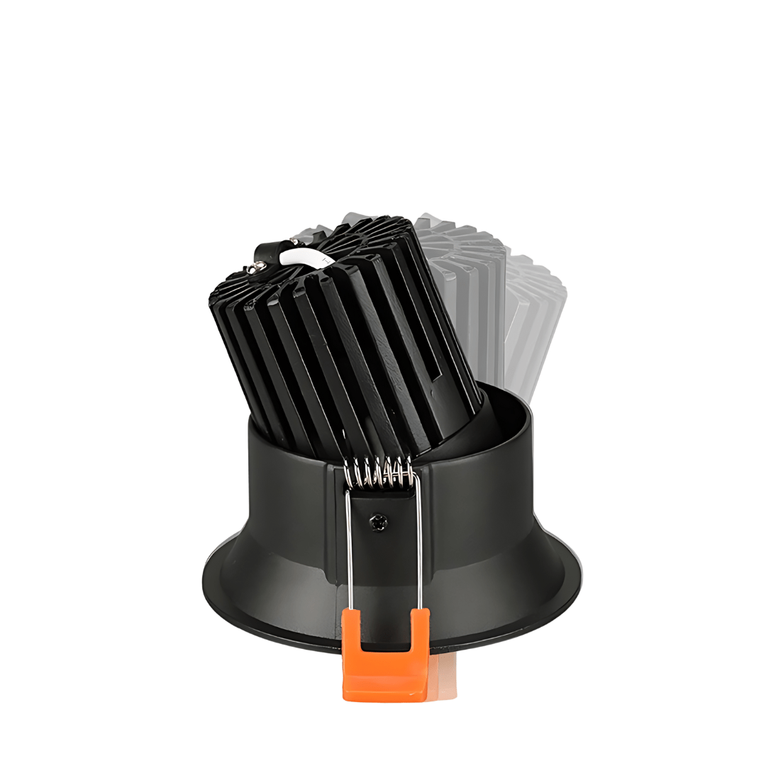 Green Earth Lighting Australia LED Downlight 12W Tri-Colour Tiltable Low Glare Dimmable LED Downlight 80mm Cut out GE8034B