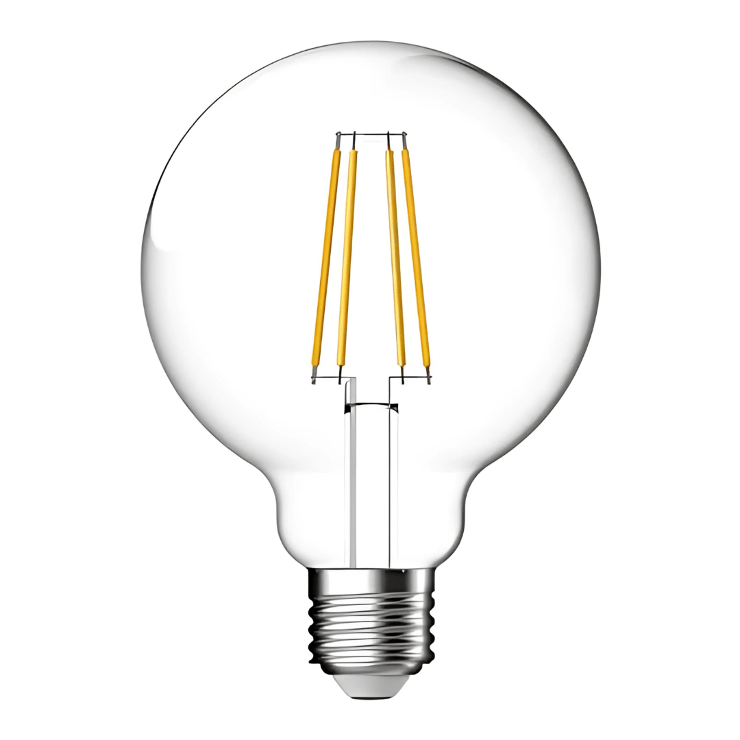 Green Earth Lighting Australia LED Light Bulbs 7.2W 806lm E27 2700K Clear Dimmable LED G95 65940