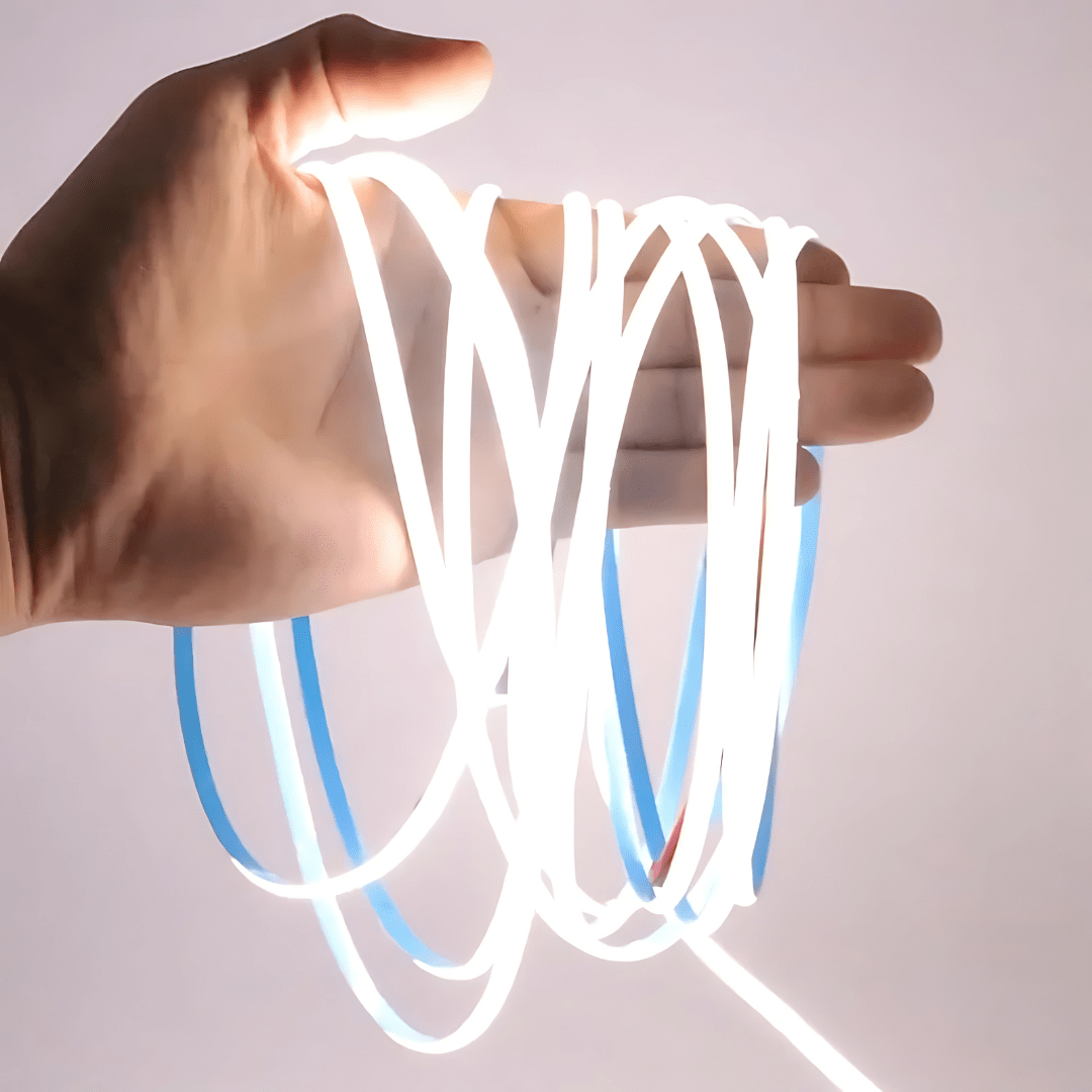 Green Earth Lighting Australia Light Ropes & Strings 12Vdc (Per meter Custom Lengths) 7W/m 3mm IP20 Micro COB Flexible LED Strip Light - 6000K 3MM7WIP206K