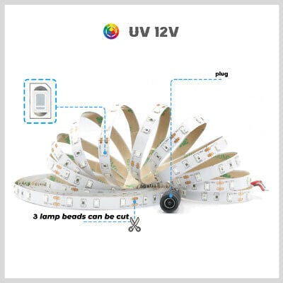 Green Earth Lighting Australia Lighting & Studio 5 meter UV Blacklight Strip Light Kit - IP20 UVKIT5M