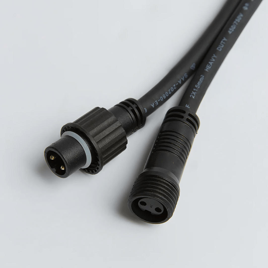 Green Earth Lighting Australia Outdoor 10 meter Black IP65 Festoon Kit (Free Globes included) 10MFESKITB
