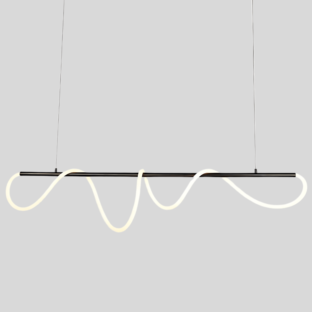Green Earth Lighting Australia Pendant Light LINEAR FLEX 1800 90W Squiggle LED Pendant