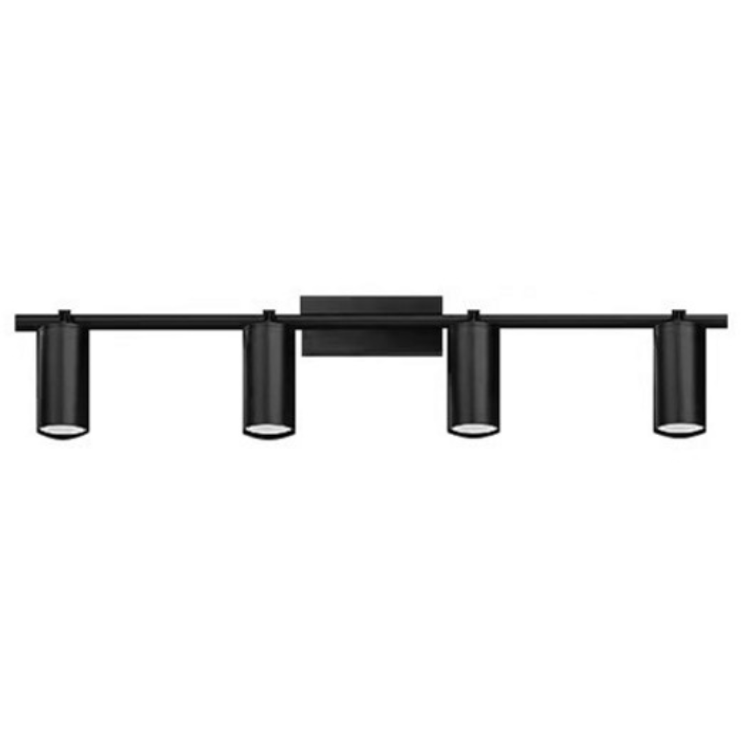 Green Earth Lighting Australia Spotlight STÄLLE Matt Black 24W 760mm Tri-Colour LED 4 Light Bar Spotlight QL3832/4/B