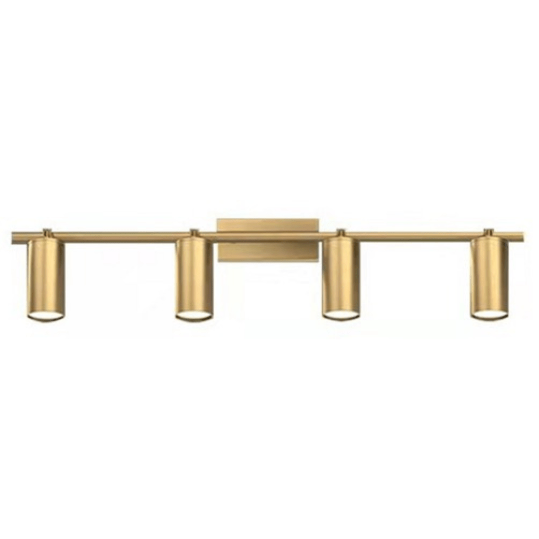Green Earth Lighting Australia Spotlight Gold Ställe Tri-Colour Selectable LED 4 Light Bar Spotlight QL3832/4/G