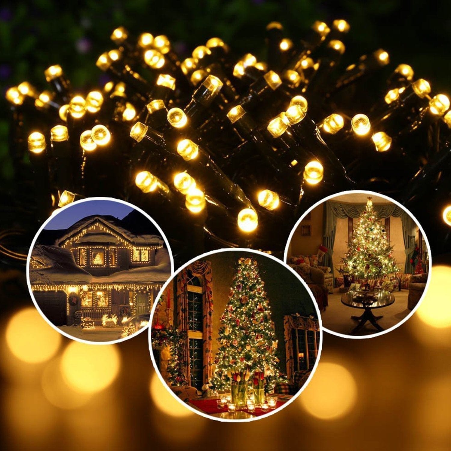 Green Earth Lighting Australia String Light 520 LED Connectable Fairy Light Chain - 3 Colour Options
