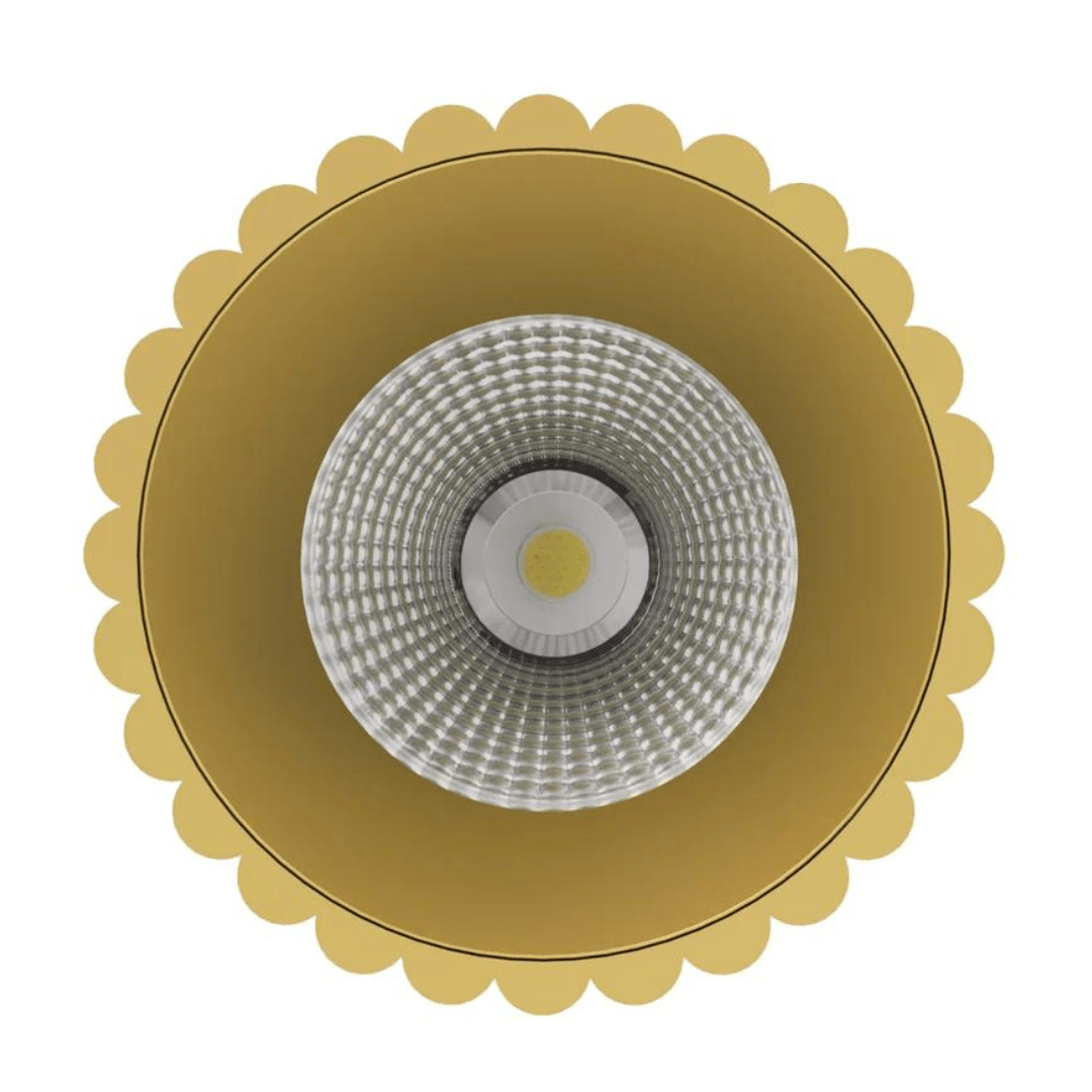Green Earth Lighting Australia surface mount downlight 12W LED Brass Tri-Colour Costated Surface Mount Downlight LC410GR