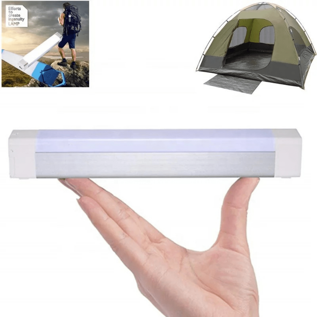 Greenearth Camping Torch HandyX Super Bright white LED emergency/camping light with magnetic feet and clever hooks HANDYX
