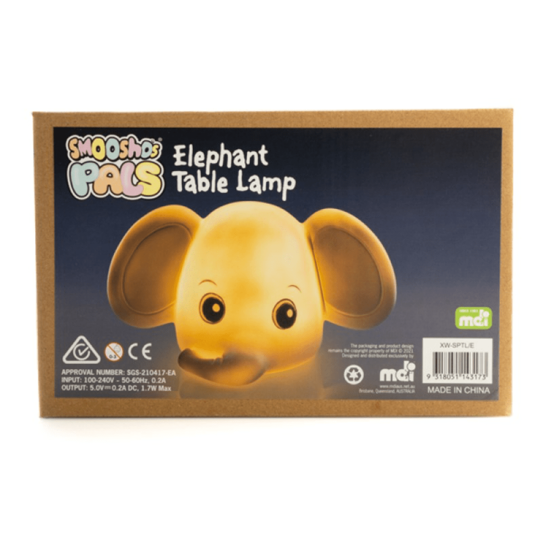 Greenearth Children’s Table Lamp Smoosho's Pals Elephant Table Lamp Night Light XW-SPTL/E