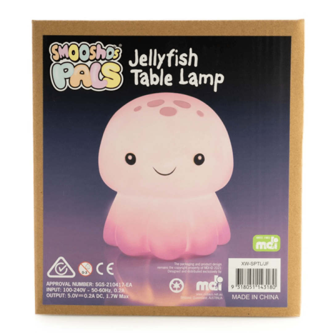Greenearth Children’s Table Lamp Smoosho's Pals Jellyfish Table Lamp Night Light XW-SPTL/JF