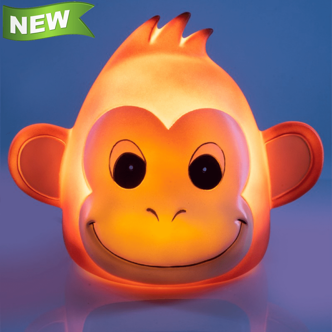 Greenearth Children’s Table Lamp Smoosho's Pals Monkey Table Lamp Night Light XW-SPTL/M