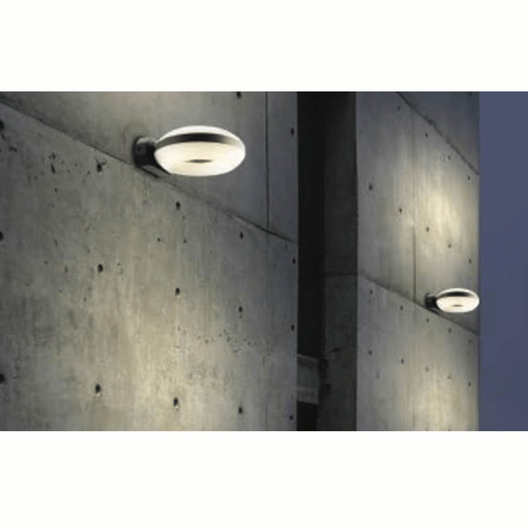 JH Exterior Wall Light LEDring 13W 800lm Black IP65 Outdoor Wall Light CS-ESPL-GL15107-13W