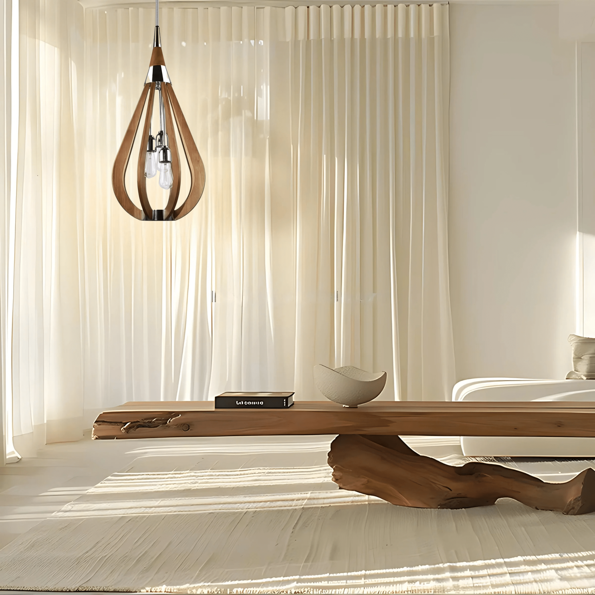 Green Earth Lighting Australia Home & Garden > Lighting Fixtures Karu – 3-Light Timber Pendant Light | Golden Oak BONITO2