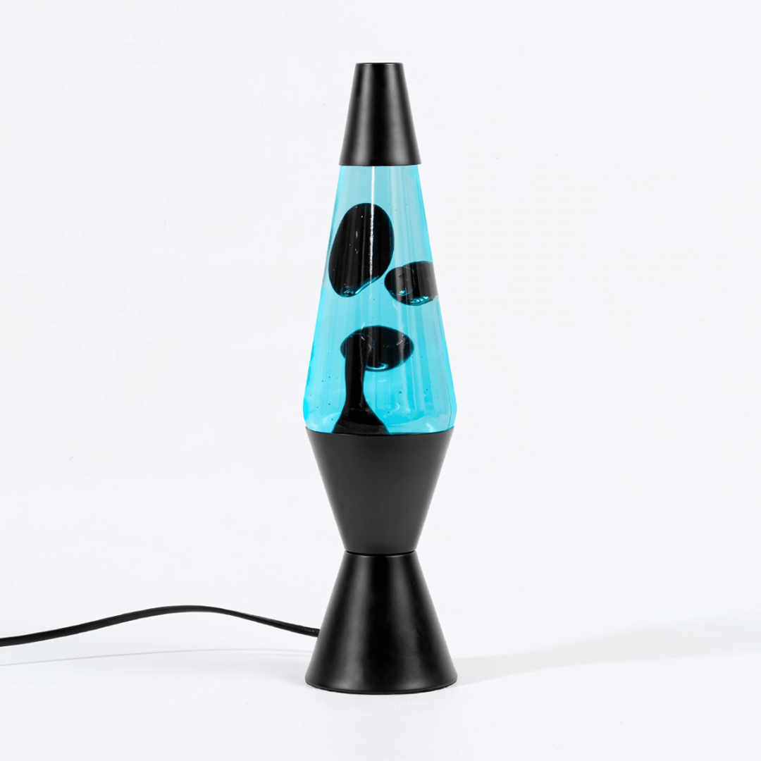 Green Earth Lighting Australia Lava Lamp Lava Lamp Diamond Motion Black Blue - 37cm Tall 596579
