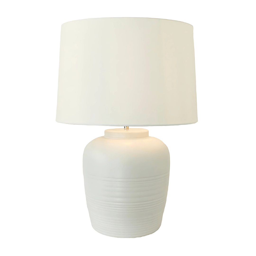 Green Earth Lighting Australia Table Lamp Levanzo Table Lamp - White 12441