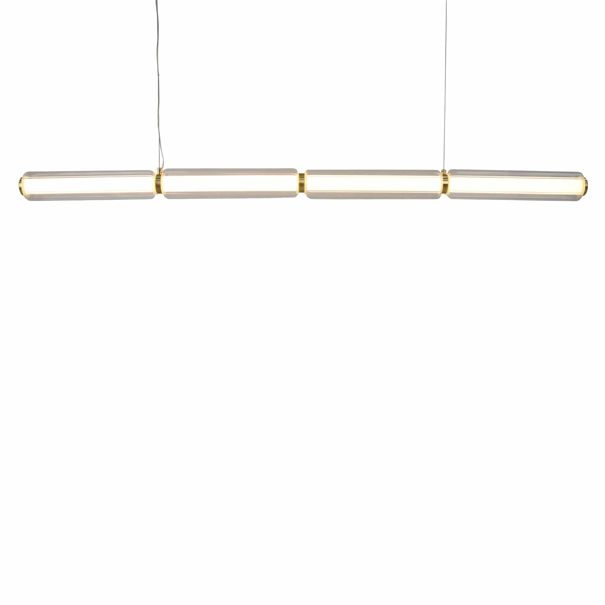 Green Earth Lighting Australia Home & Garden > Lighting > Ceiling Lights Elara Brass 3000K Dimmable Linear LED Pendant LL002PL159