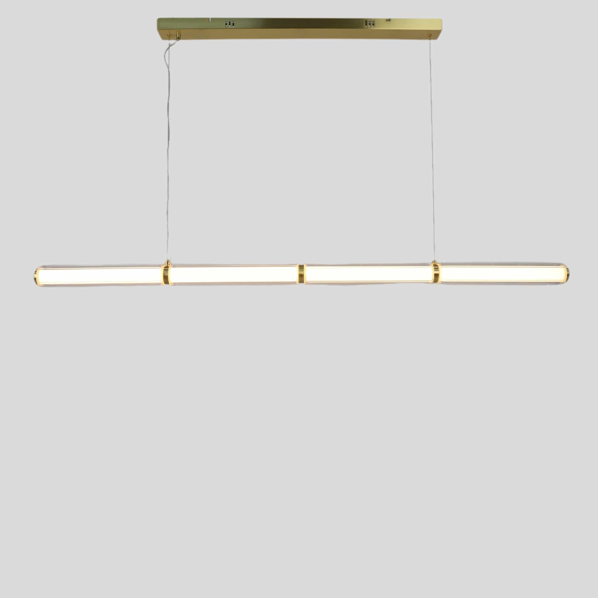 Green Earth Lighting Australia Home & Garden > Lighting > Ceiling Lights Elara Brass 3000K Dimmable Linear LED Pendant LL002PL159