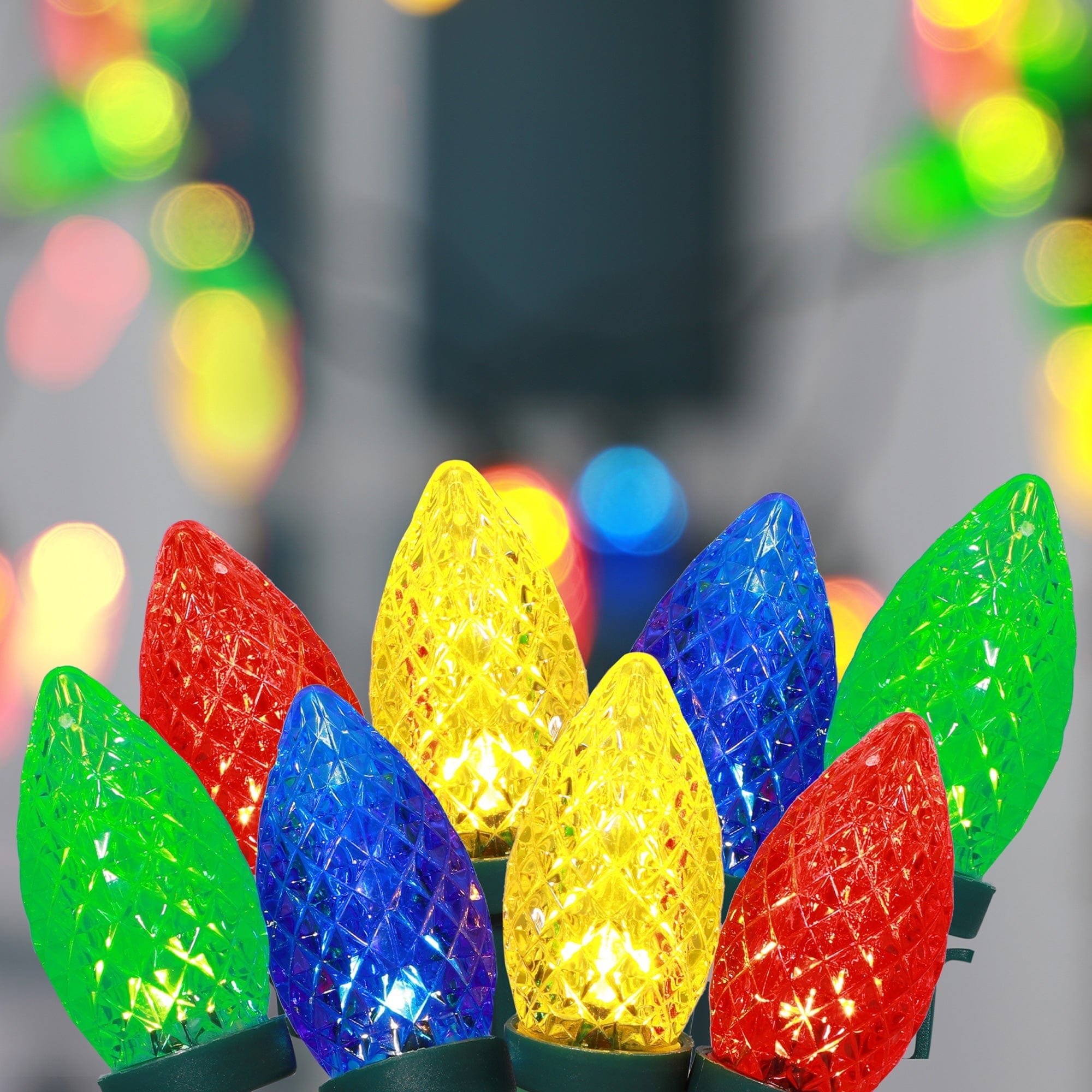 Lexi Lighting Warm White C9 Pinecone 50 LEDs Connectable String Light - 7 Colour Options