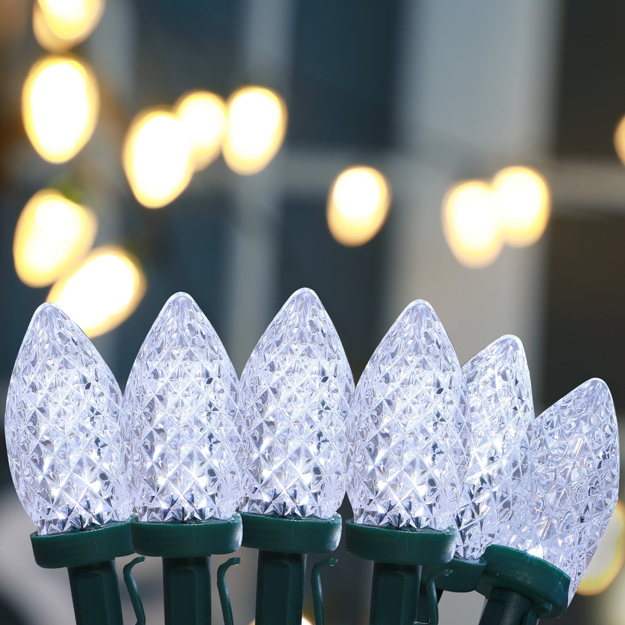 Lexi Lighting Warm White C9 Pinecone 50 LEDs Connectable String Light - 7 Colour Options