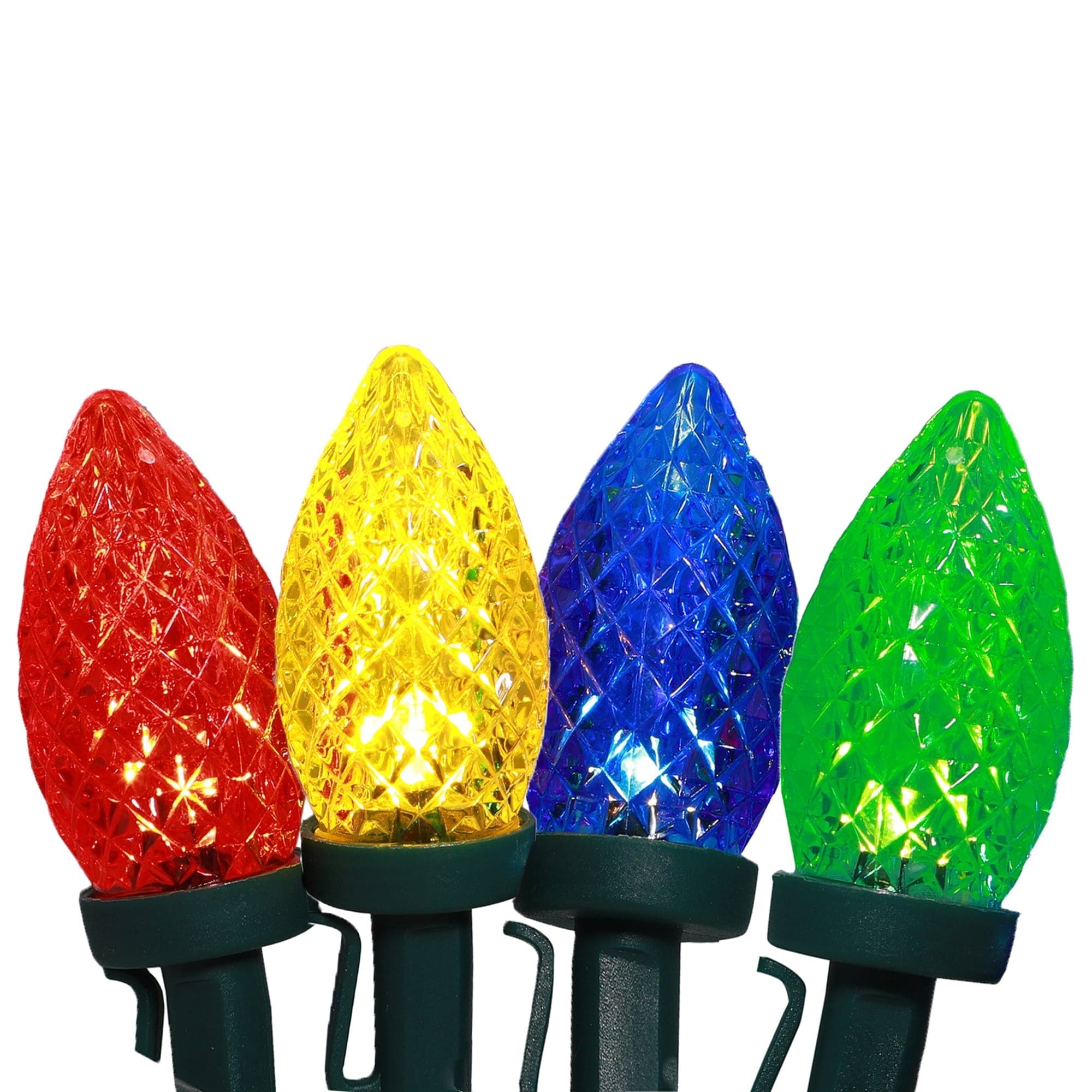 Lexi Lighting Warm White C9 Pinecone 50 LEDs Connectable String Light - 7 Colour Options