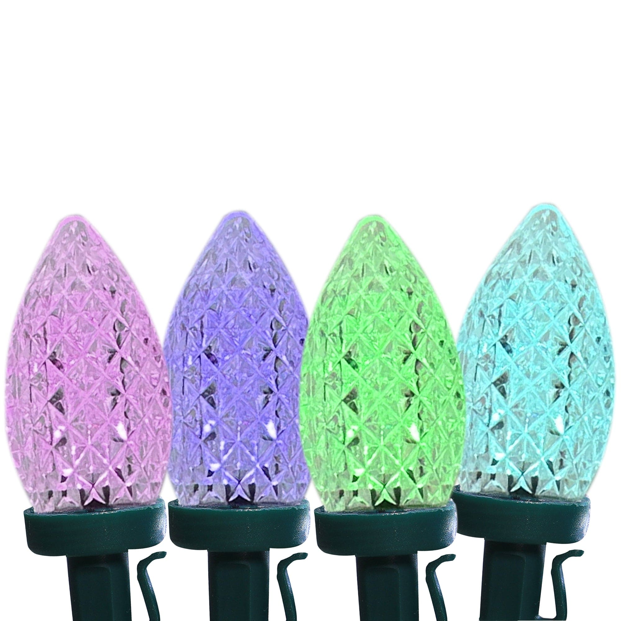 Lexi Lighting Warm White C9 Pinecone 50 LEDs Connectable String Light - 7 Colour Options