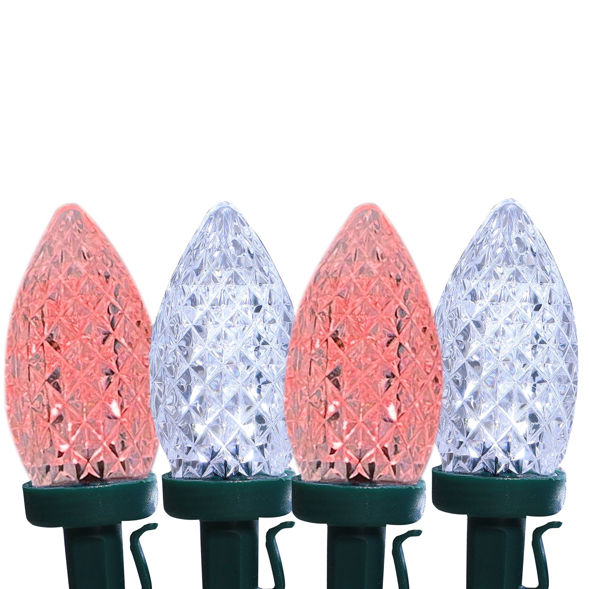 Lexi Lighting Warm White C9 Pinecone 50 LEDs Connectable String Light - 7 Colour Options