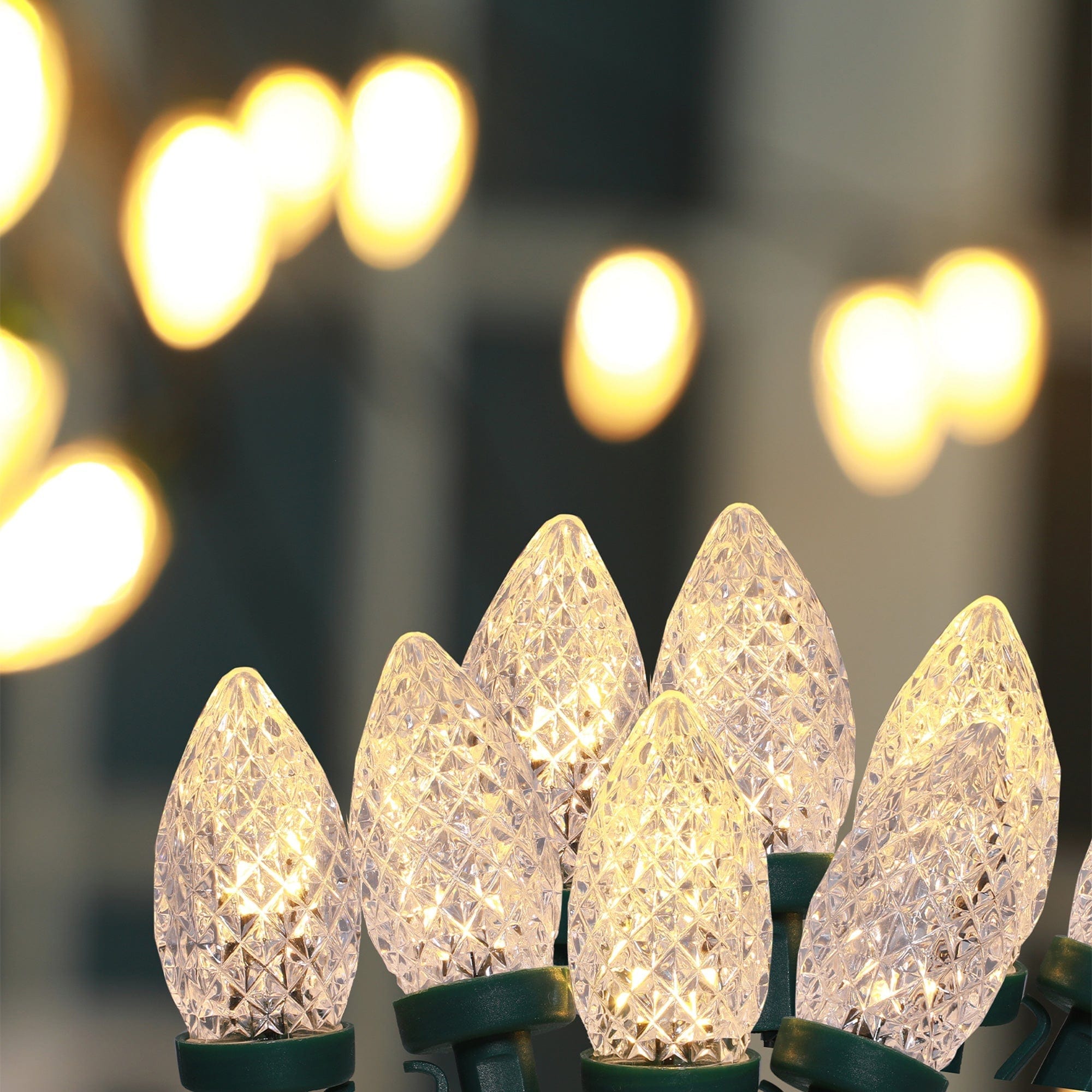 Lexi Lighting Warm White C9 Pinecone 50 LEDs Connectable String Light - 7 Colour Options