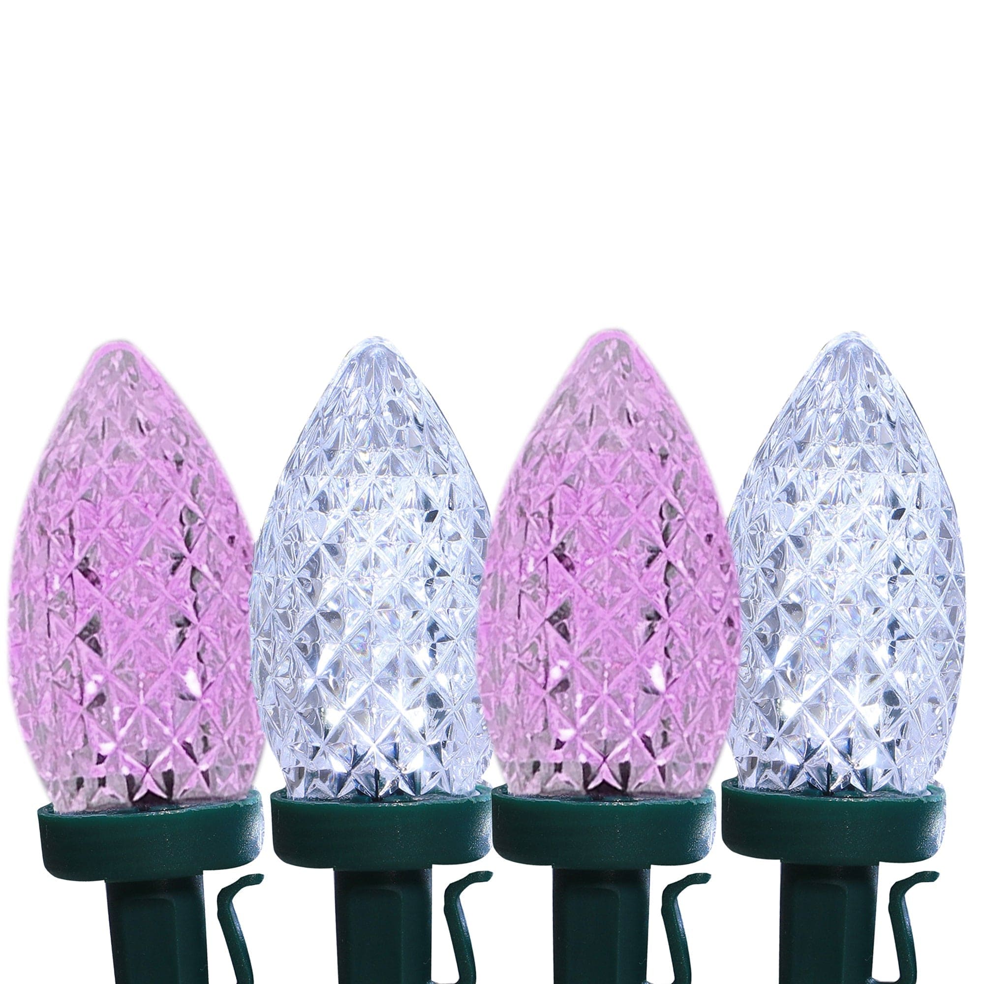 Lexi Lighting Warm White C9 Pinecone 50 LEDs Connectable String Light - 7 Colour Options