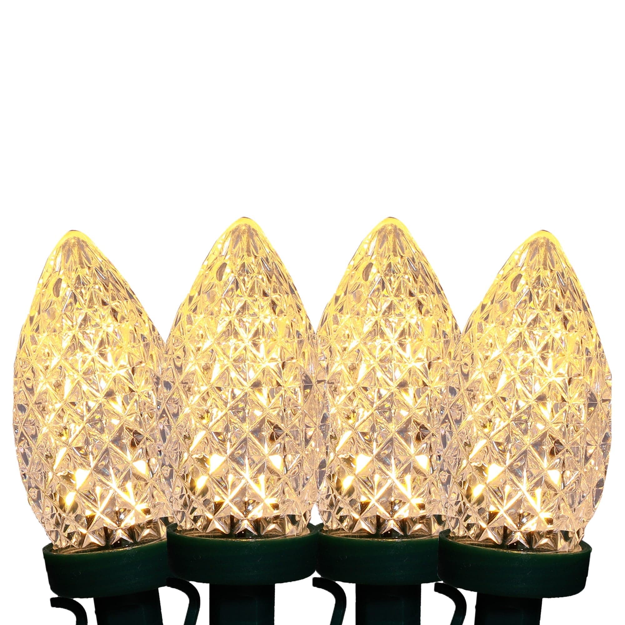 Lexi Lighting Warm White C9 Pinecone 50 LEDs Connectable String Light - 7 Colour Options