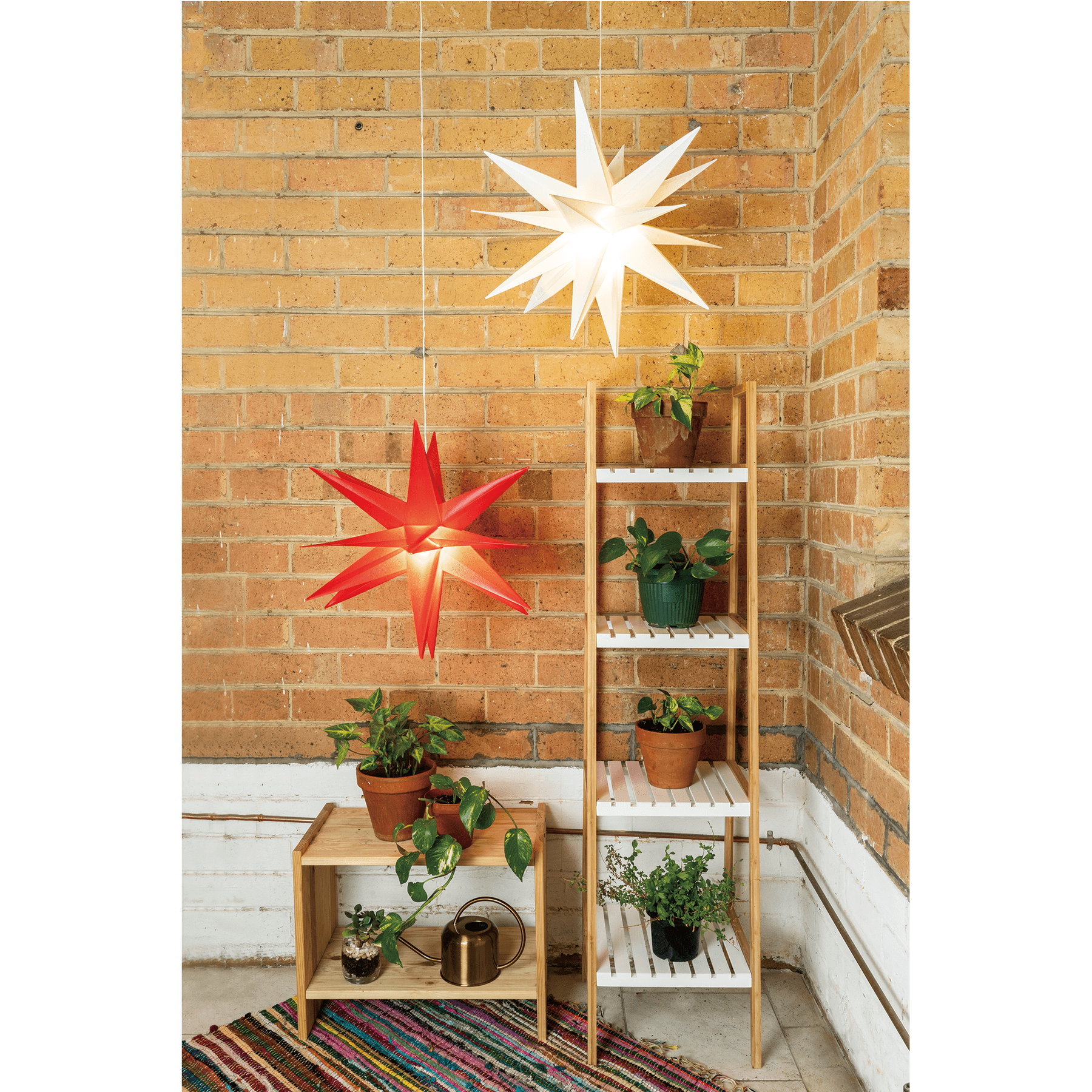 Lexi Lighting Christmas Ceiling&Wall Decoration Starburst Hanging Light - 2 Colour Options