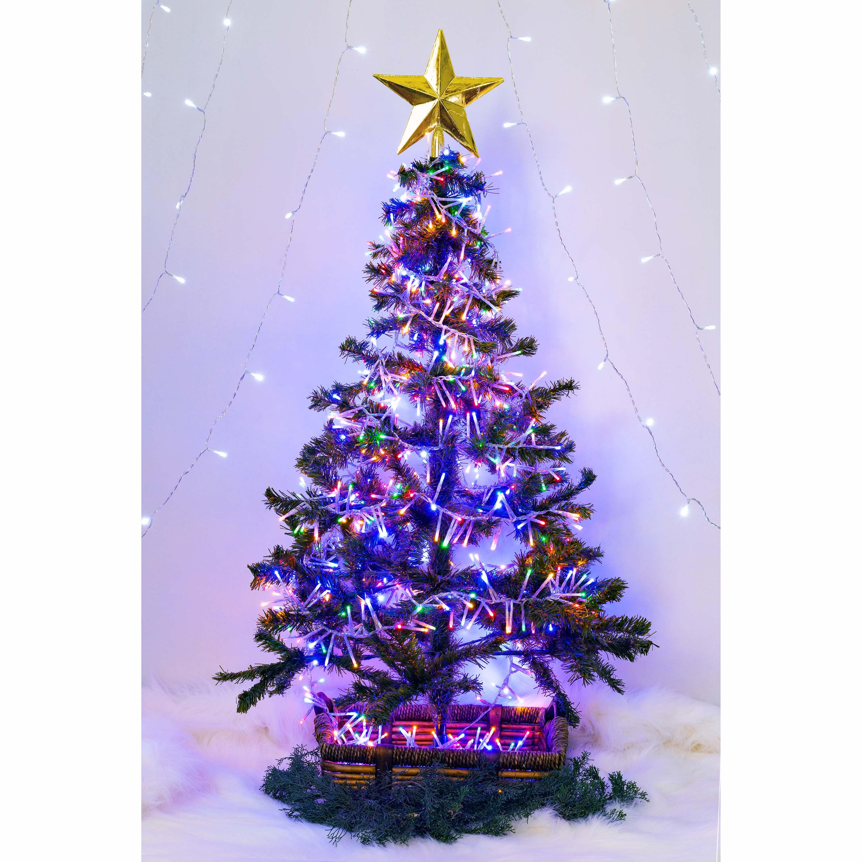 Lexi Lighting Cluster Light 720 LED Cluster Light With Clear Cable -3 Colour Options