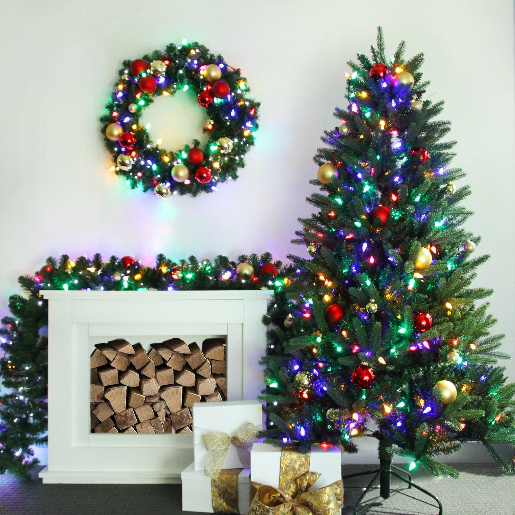 Lexi Lighting String Light Multicolour C6 Pinecone 200 LEDs Connectable String Lights - 3 Colour Options