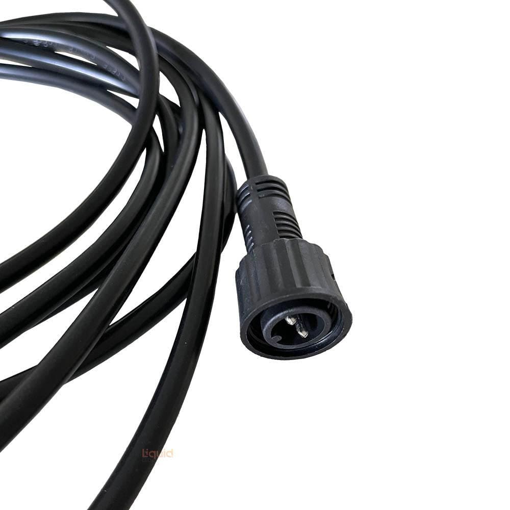 LiquidLEDs Festoon Accessories Extension Cord Black for Festoon Lighting
