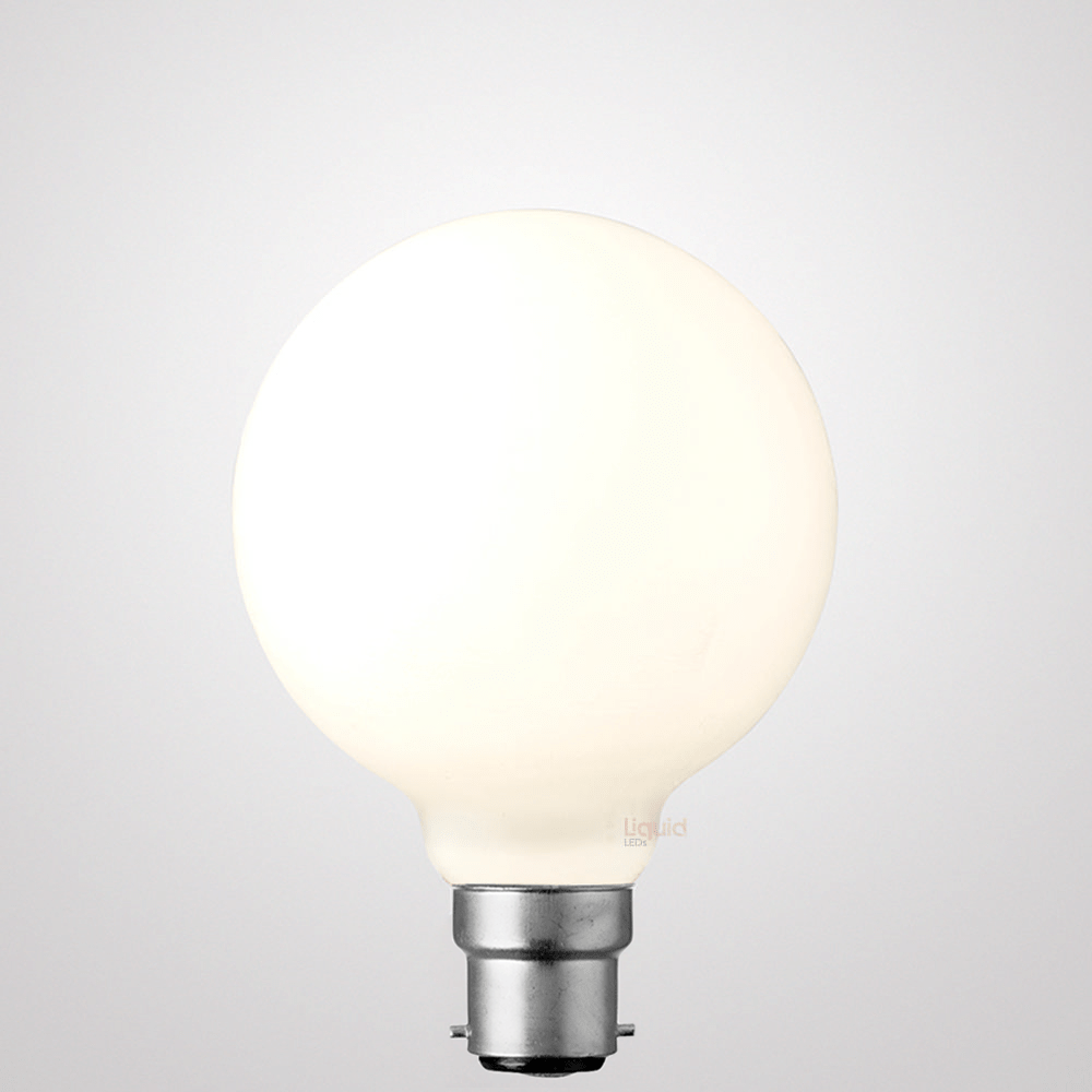 LiquidLEDs Lighting Globe Bulbs 14W G95 Opal Dimmable LED Globe (B22) in Natural White F1422-G95-M-40K