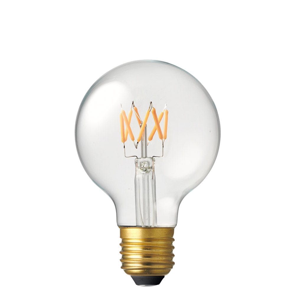LiquidLEDs Lighting Globe Bulbs 5W G80 Dimmable LED Light Bulb (E27) in Extra Warm White F527-G80-C-22K